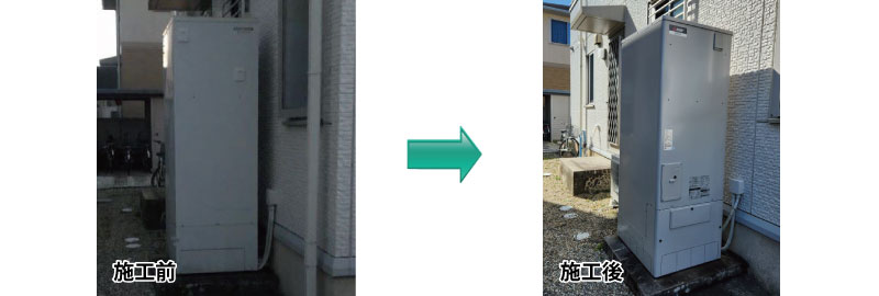 知立市　エコキュート交換工事　画像